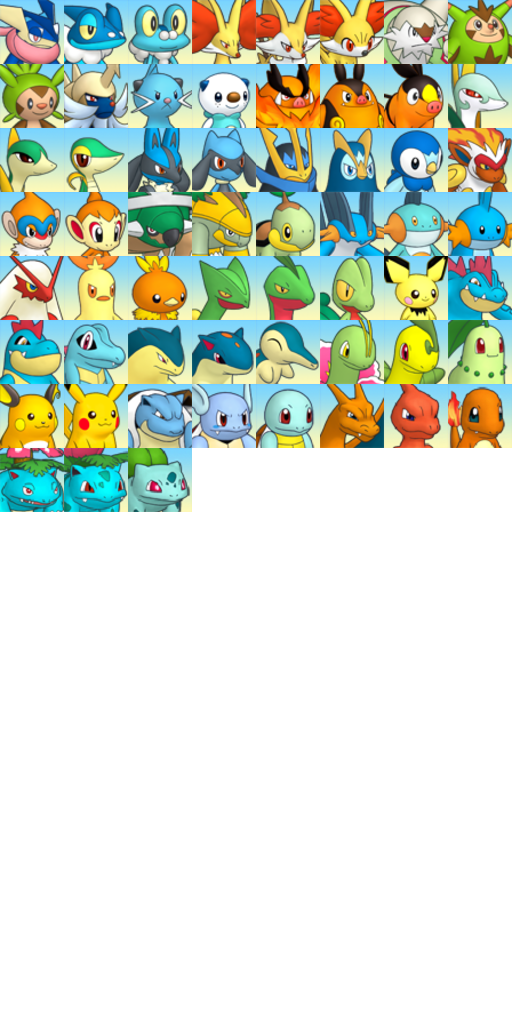 Pokemon SMD (Starters)