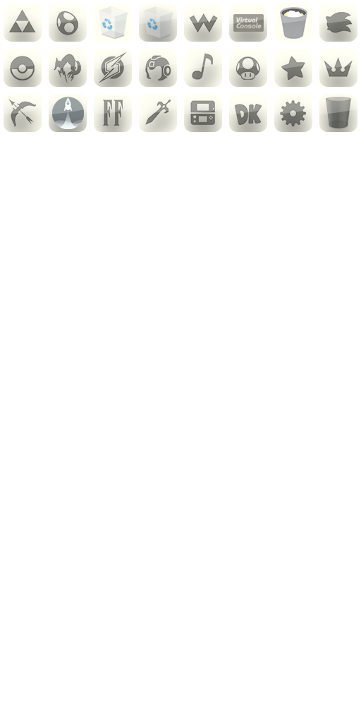 Greyscale 3DS Folder Badges