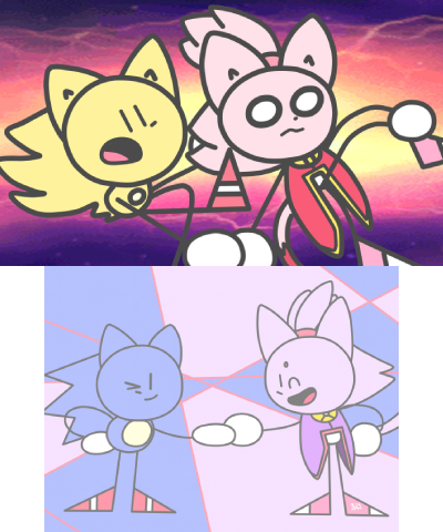 Sonic And Blaze Sketchog