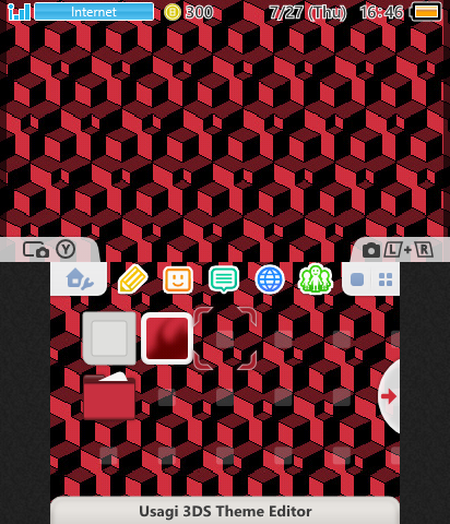 Crimson Red Cubic