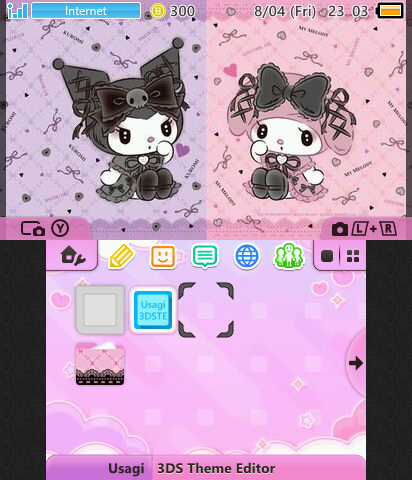 Gothic My Melody & Kuromi