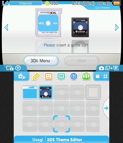 Wii Menu x 3DS Menu