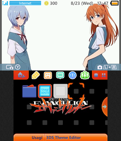 Evangelion - Asuka and Rei