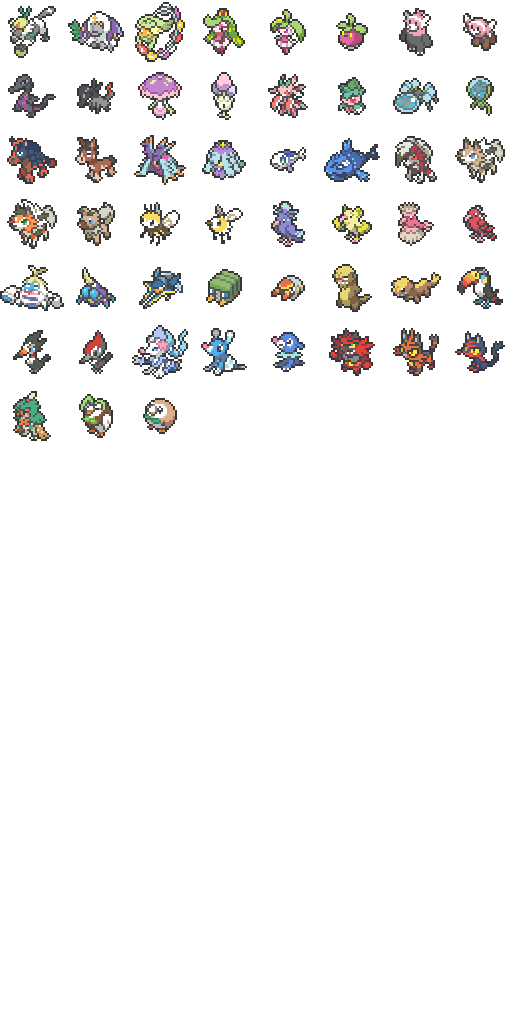 Pixel Pokemon Alola 1