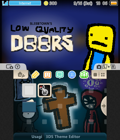 low quality doors theme