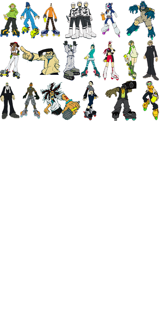 Jet Set Radio - Characters