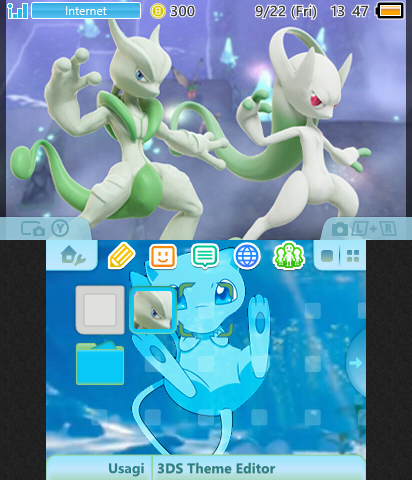 Shiny mega mewtwo x, y+ Mew