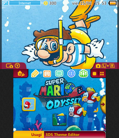 Super Mario Oddysey underwater