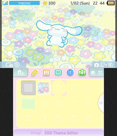 cinnamoroll - nap in a flowerbed
