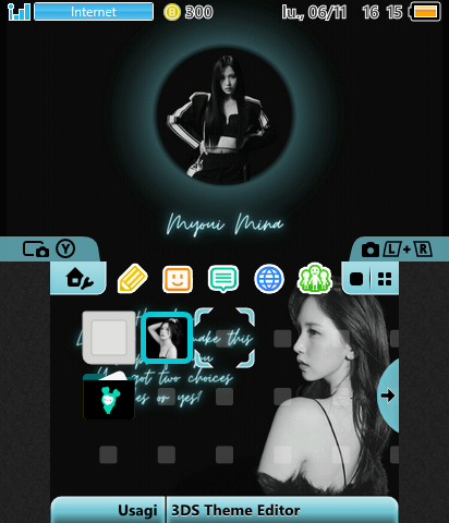 Twice Mina Hey Boy, Look, I'm...