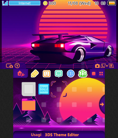 Vaporwave Car