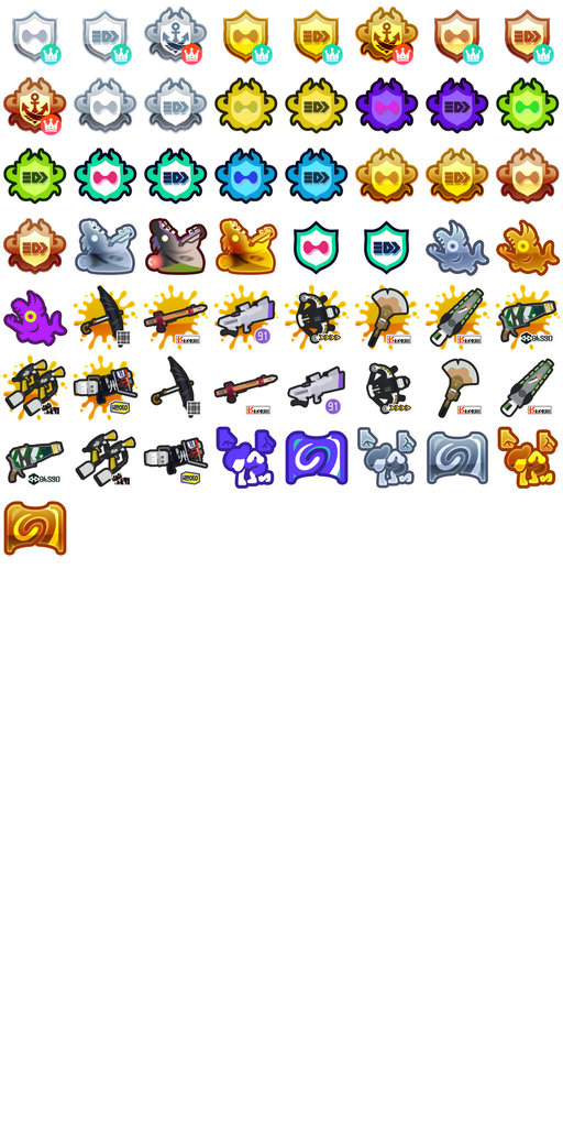 Splatoon 3 Badges (6.0 update)