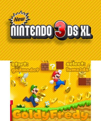 NSMB2 New 3DSXL Splash