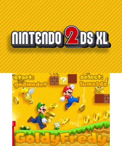 NSMB2 2DSXL Splash