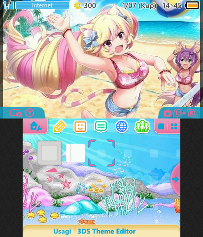 gyaru tropical beach summer