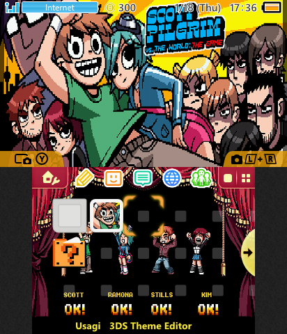 Scott Pilgrim the Game - Title