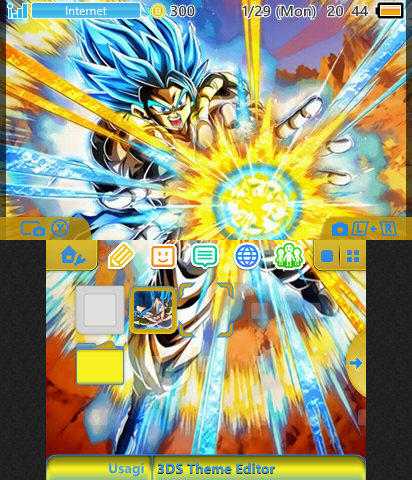 Gogeta Blue from DBZ dokkan