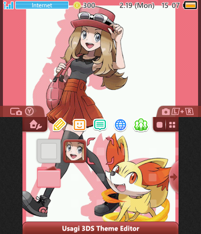 Serena and Fennekin