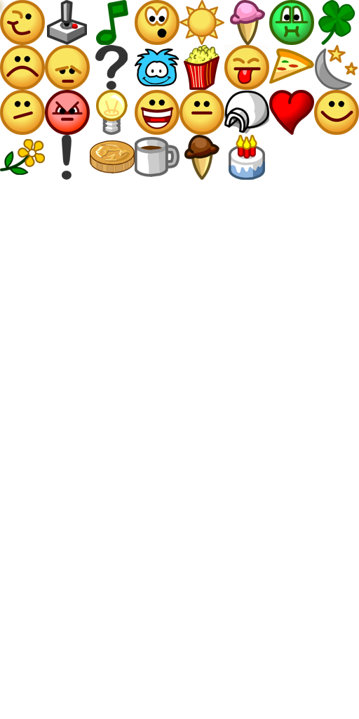 Club Penguin Emoticons