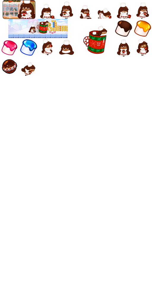 Cocoa Cookie Badge Set