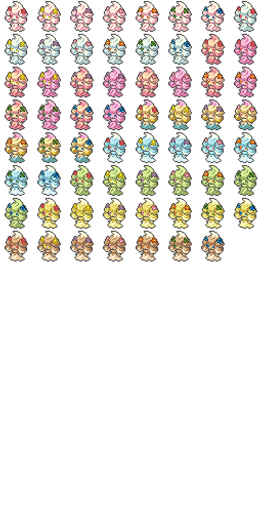 Pokemon Alcremie all flavors