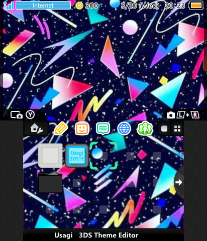 90's Geometry Background