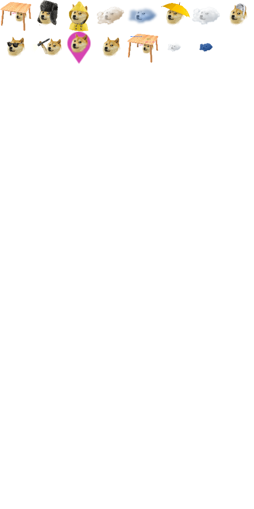 Doge Weather badge pack