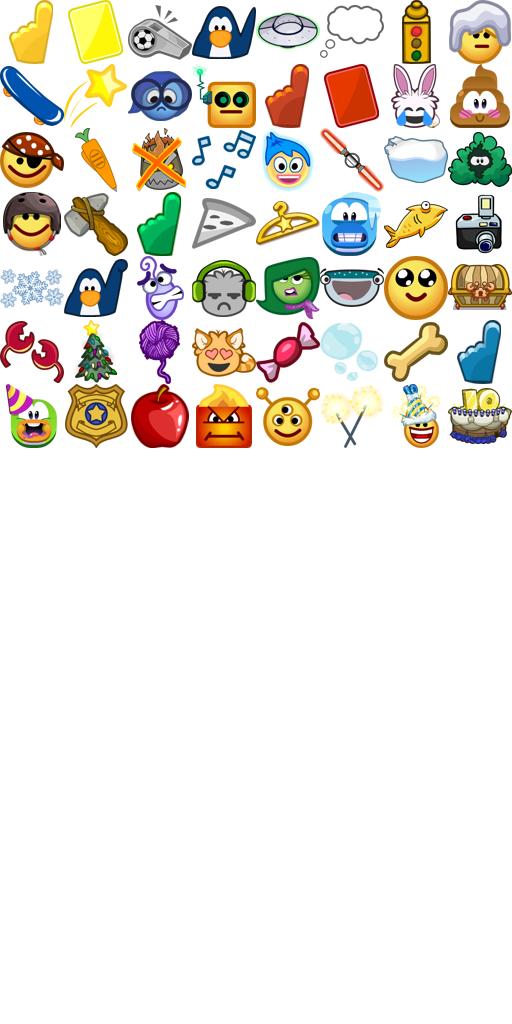 Club Penguin Temporary Emoticons