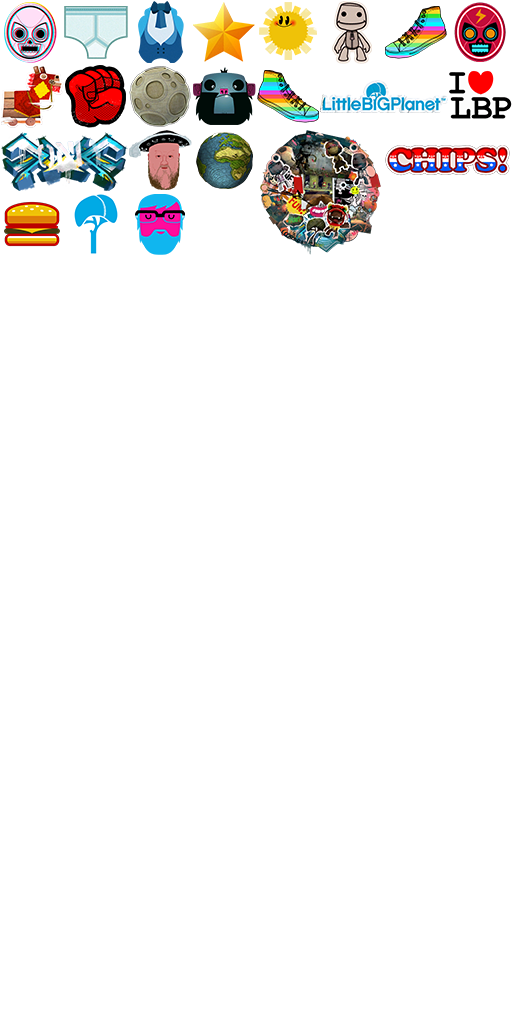 LITTLE BIG PLANET STICKERS