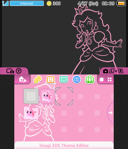 Peach Pink and Black