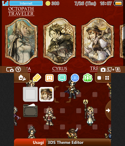 Octopath Traveler - Scrolling