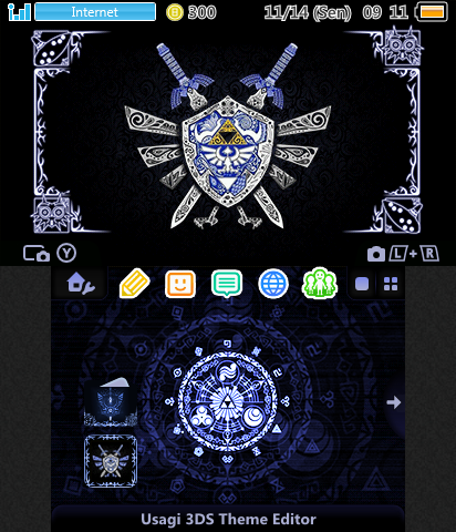 Master Hylian - White Blue