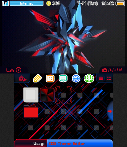 Red Polygon Theme