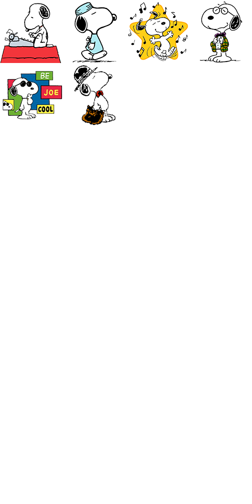 Snoopy Badges 128x128