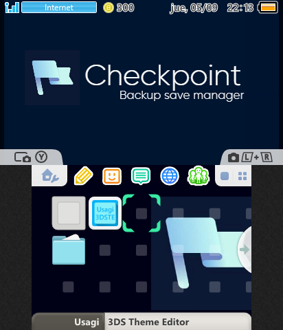 Checkpoint Homebrew 3DS Theme