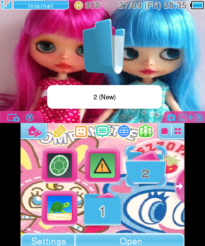 Pink and Blue blythe angel blue