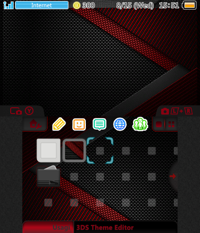 Red Carbon Fiber Theme V.1