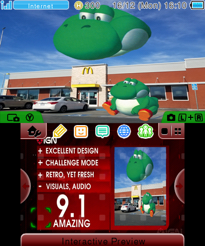 big yoshi at mcdonald's