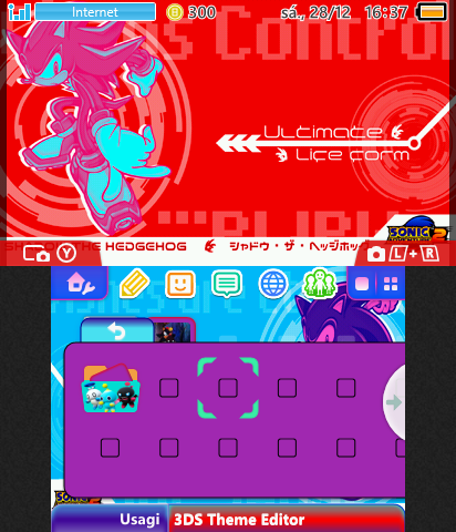 Sonic y Shadow Y2K Theme