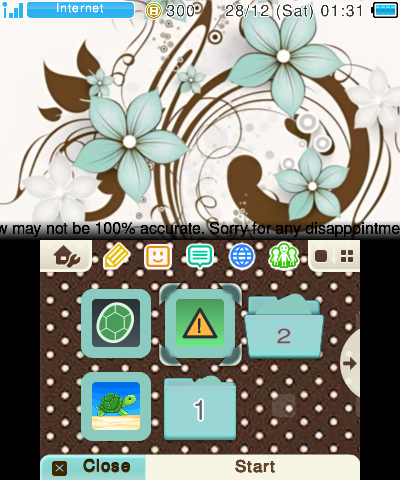 tropical frutiger brown and blue