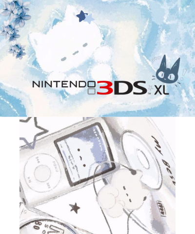 blue and white splash