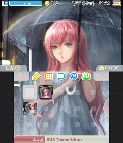 Megurine Luka in Rain