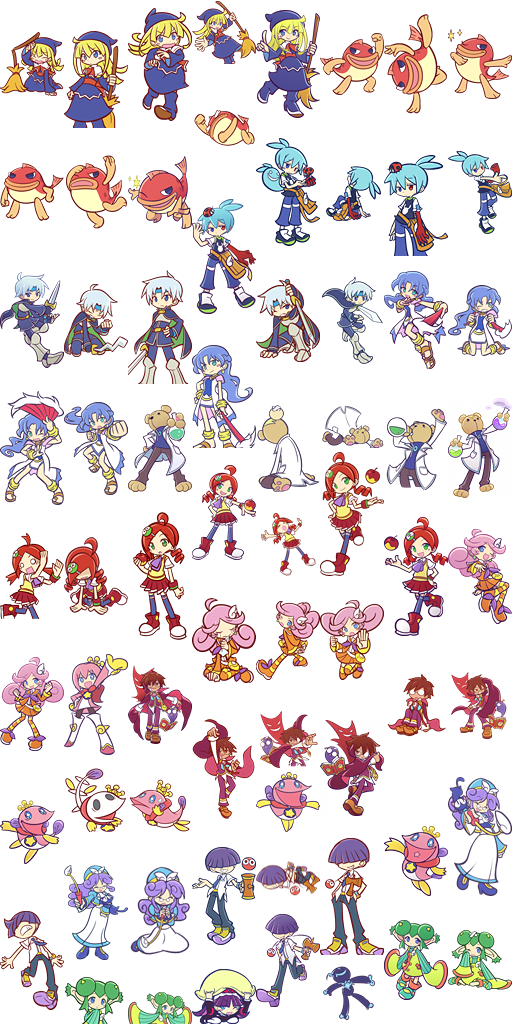 Puyo Puyo 20th Characters