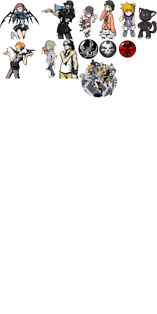 [TWEWY] art and player pins