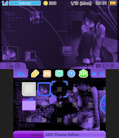 Lain Purple Cyber