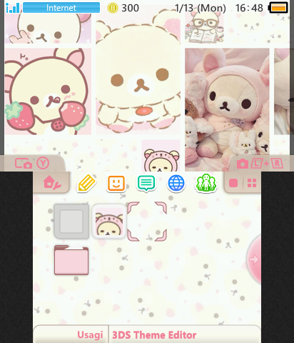 korilakkuma strawberry theme <3