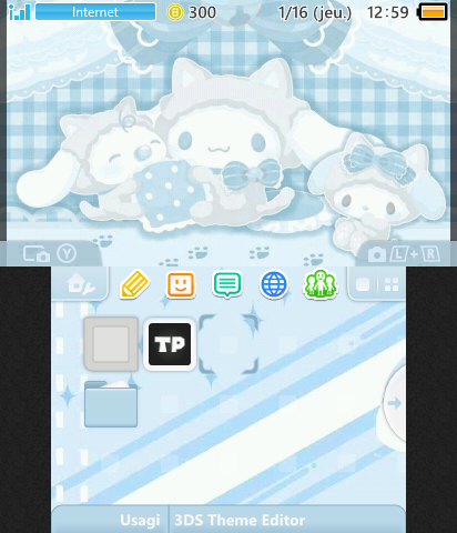 Cinnamoroll theme fixed