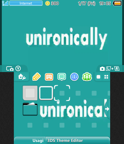 xaev - "unironically" Theme