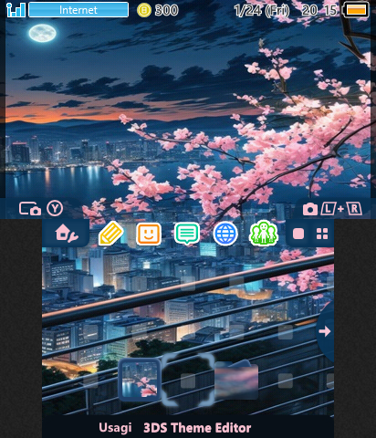 Cherry Blossoms and City Lights