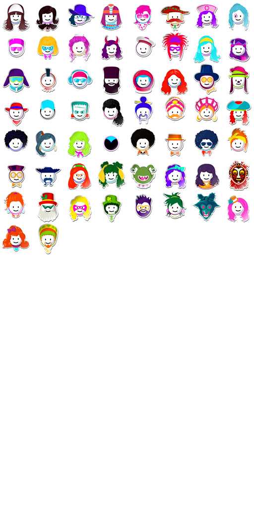 Just Dance 2 Avatars